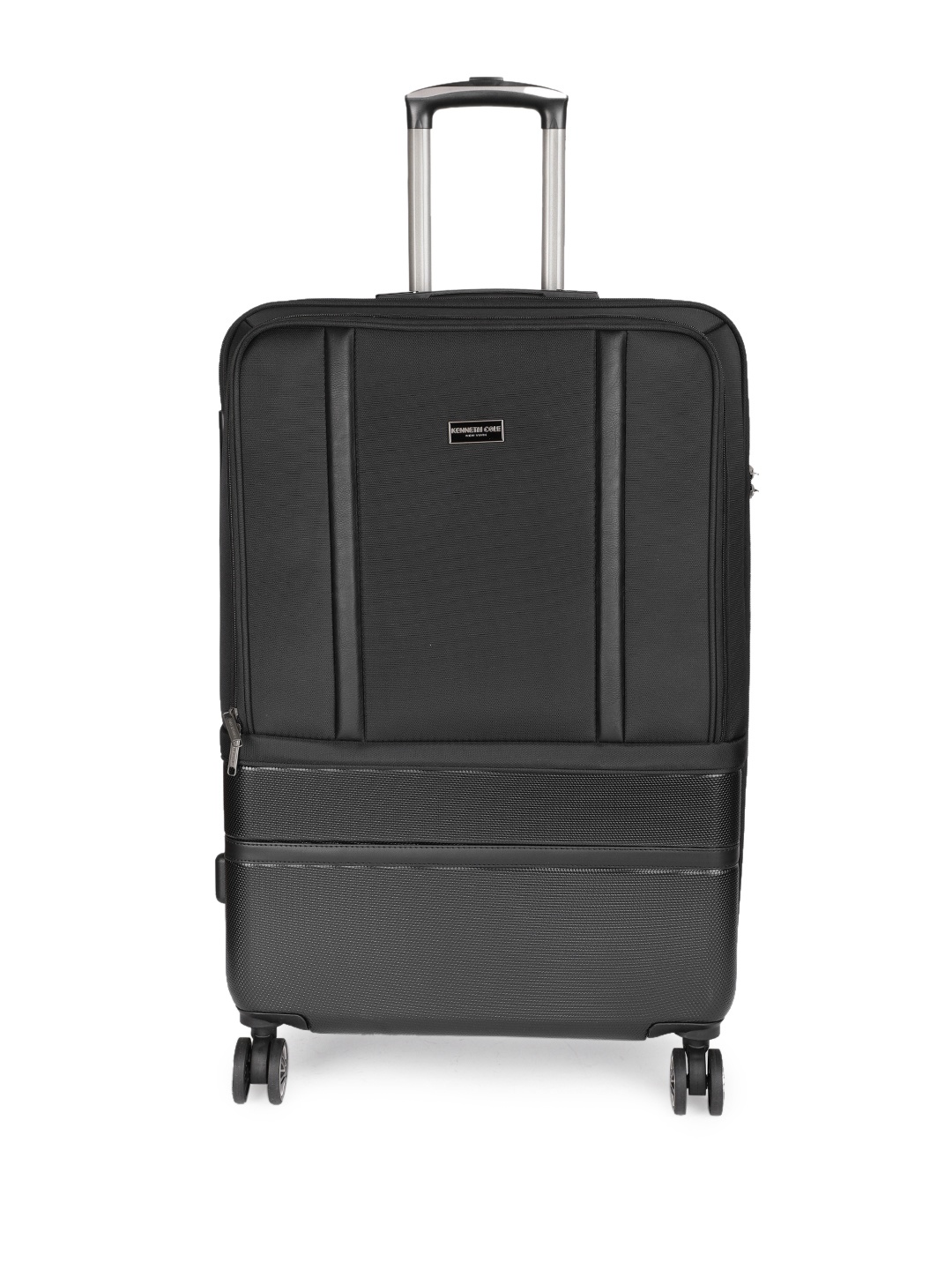 

Kenneth Cole New York Unisex Black Solid Large Trolley Suitcase