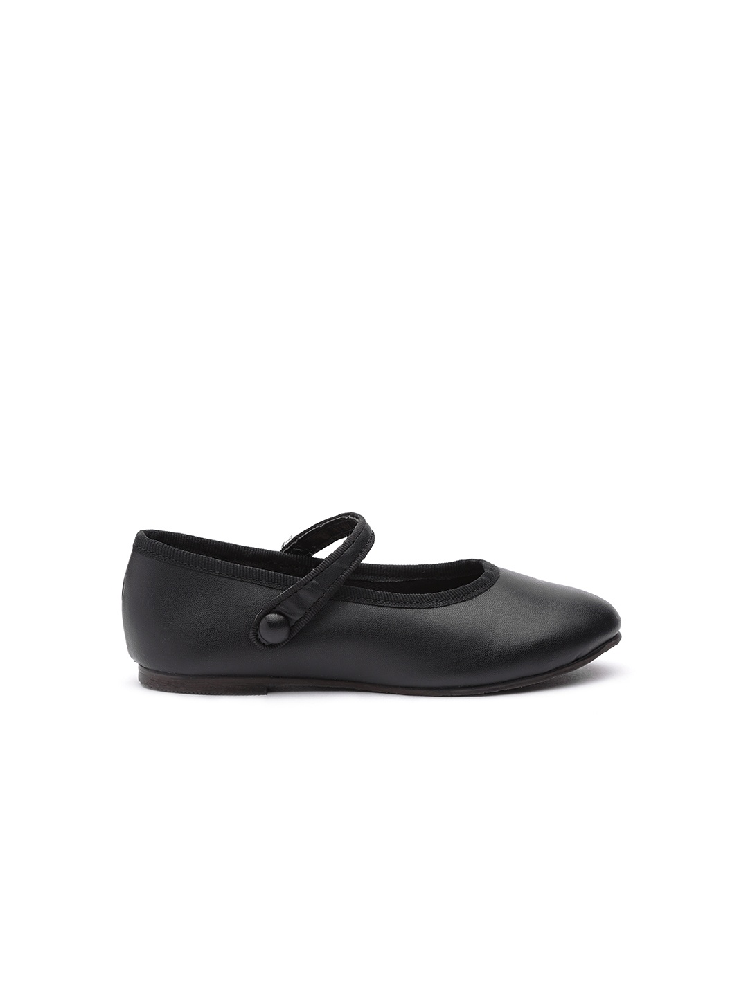 

Carlton London Girls Black Solid Ballerinas