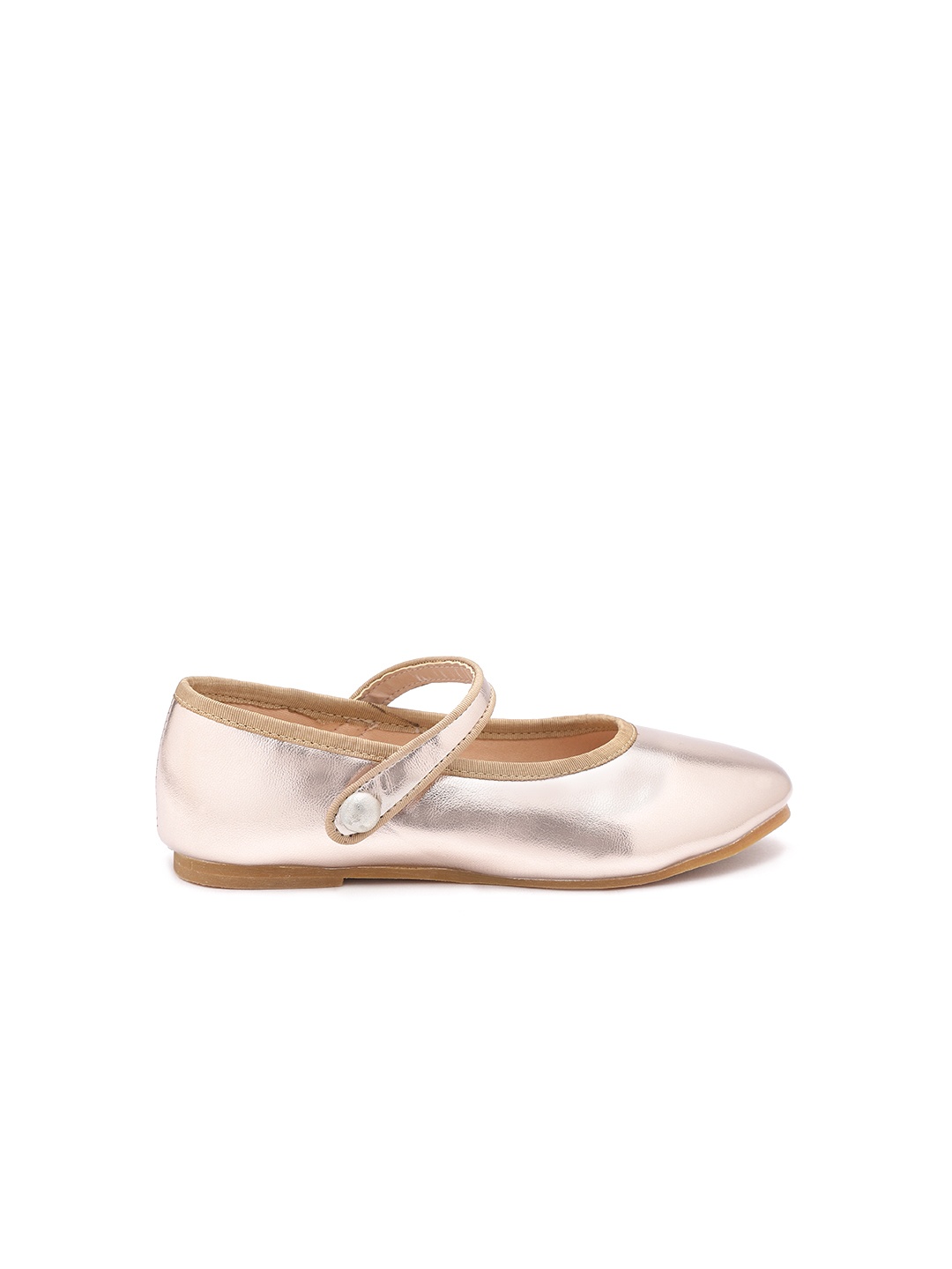 

Carlton London Girls Rose Gold_Toned Solid Ballerinas