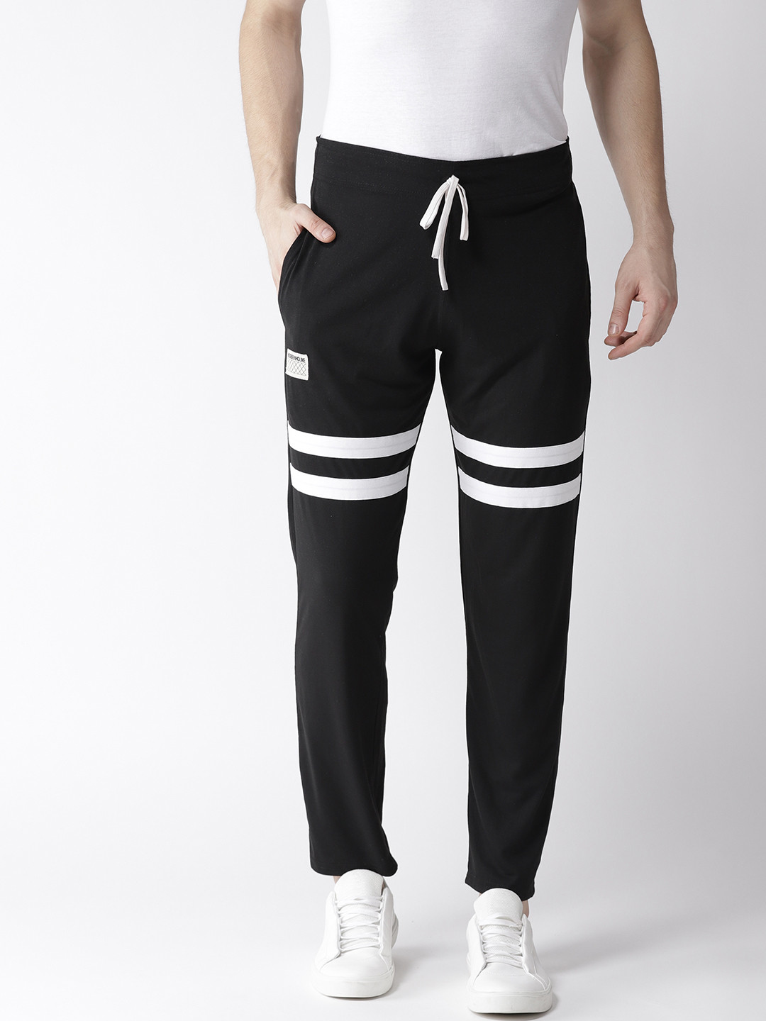 

Hubberholme Men Black Solid Slim Fit Track Pants
