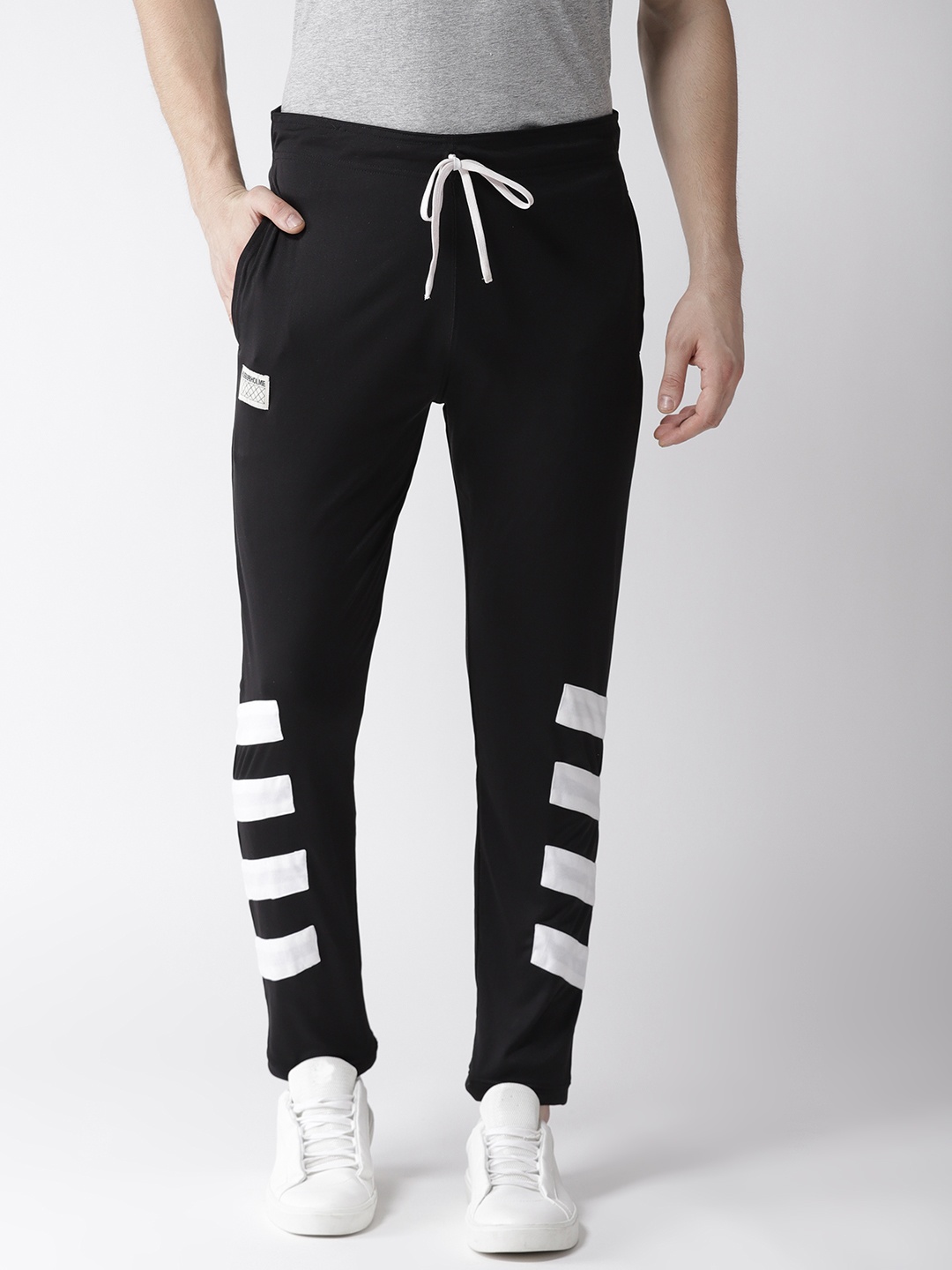 

Hubberholme Men Black Solid Slim Fit Track Pants