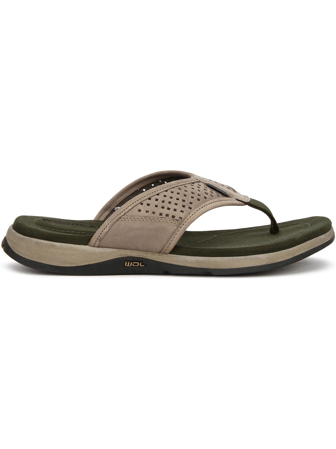

Woodland Men Brown Leather Comfort Sandals