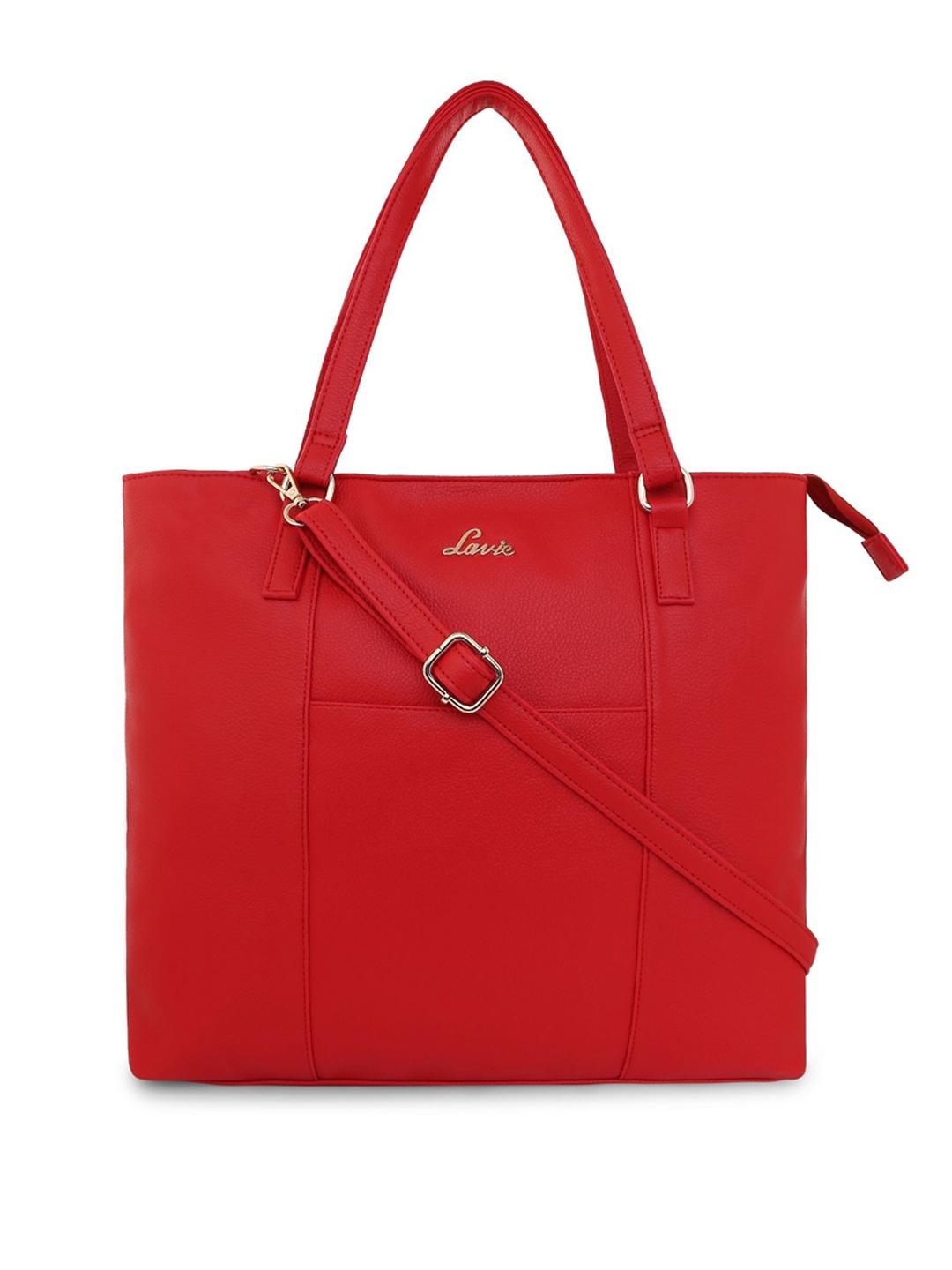 

Lavie Red Solid Shoulder Bag
