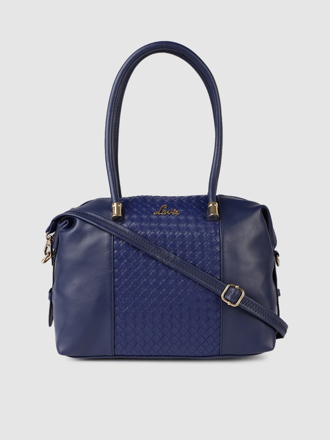 

Lavie Women Blue Textured Shoulder Bag