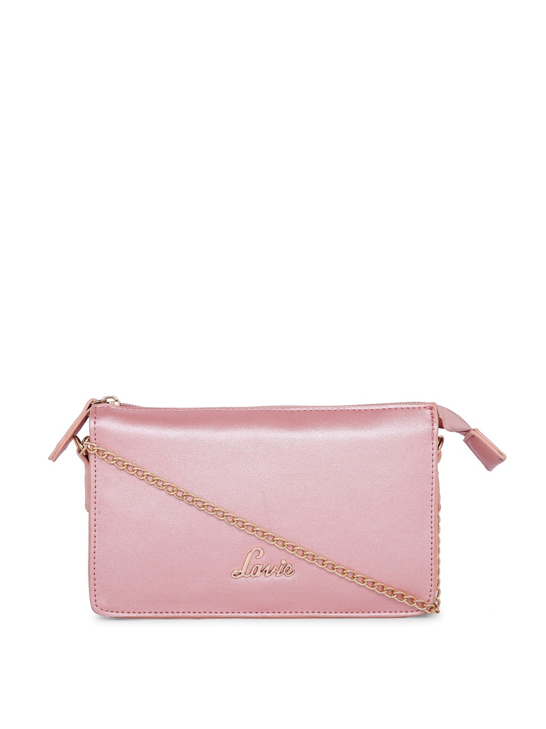 

Lavie Pink Solid Sling Bag