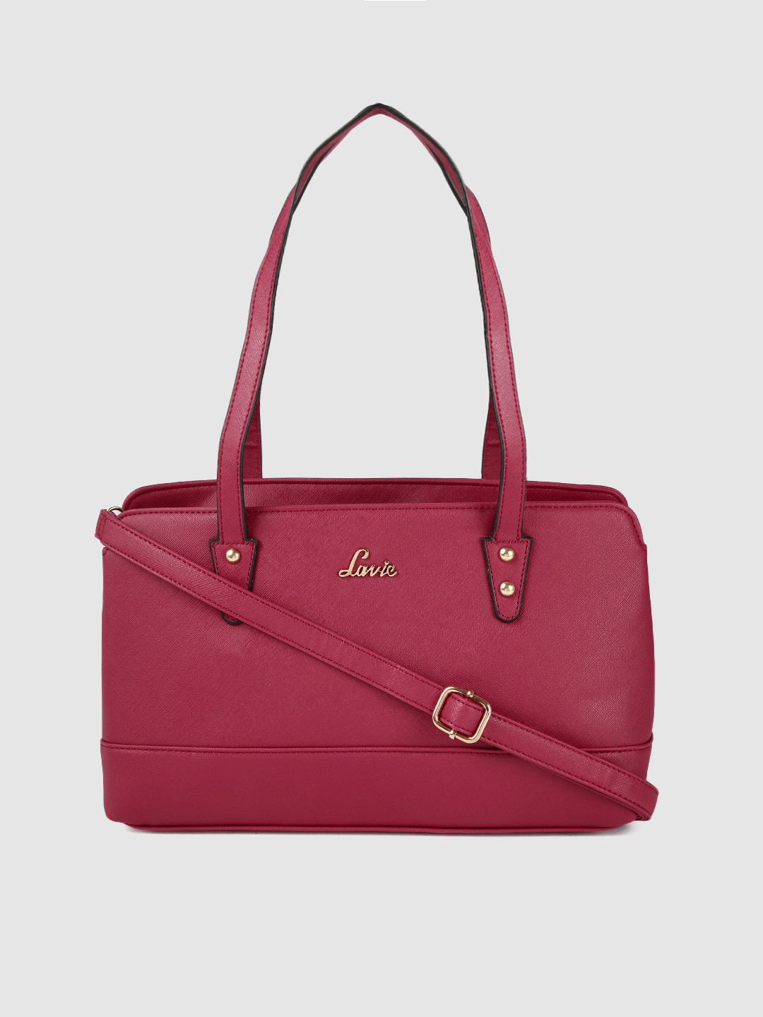

Lavie Pink Solid Shoulder Bag