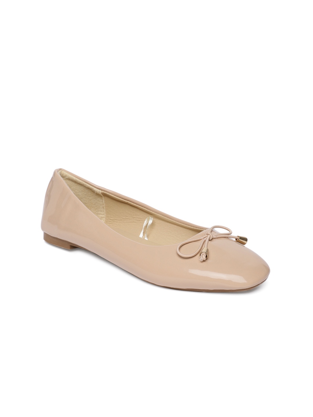 

People Women Nude-Coloured Solid Ballerinas