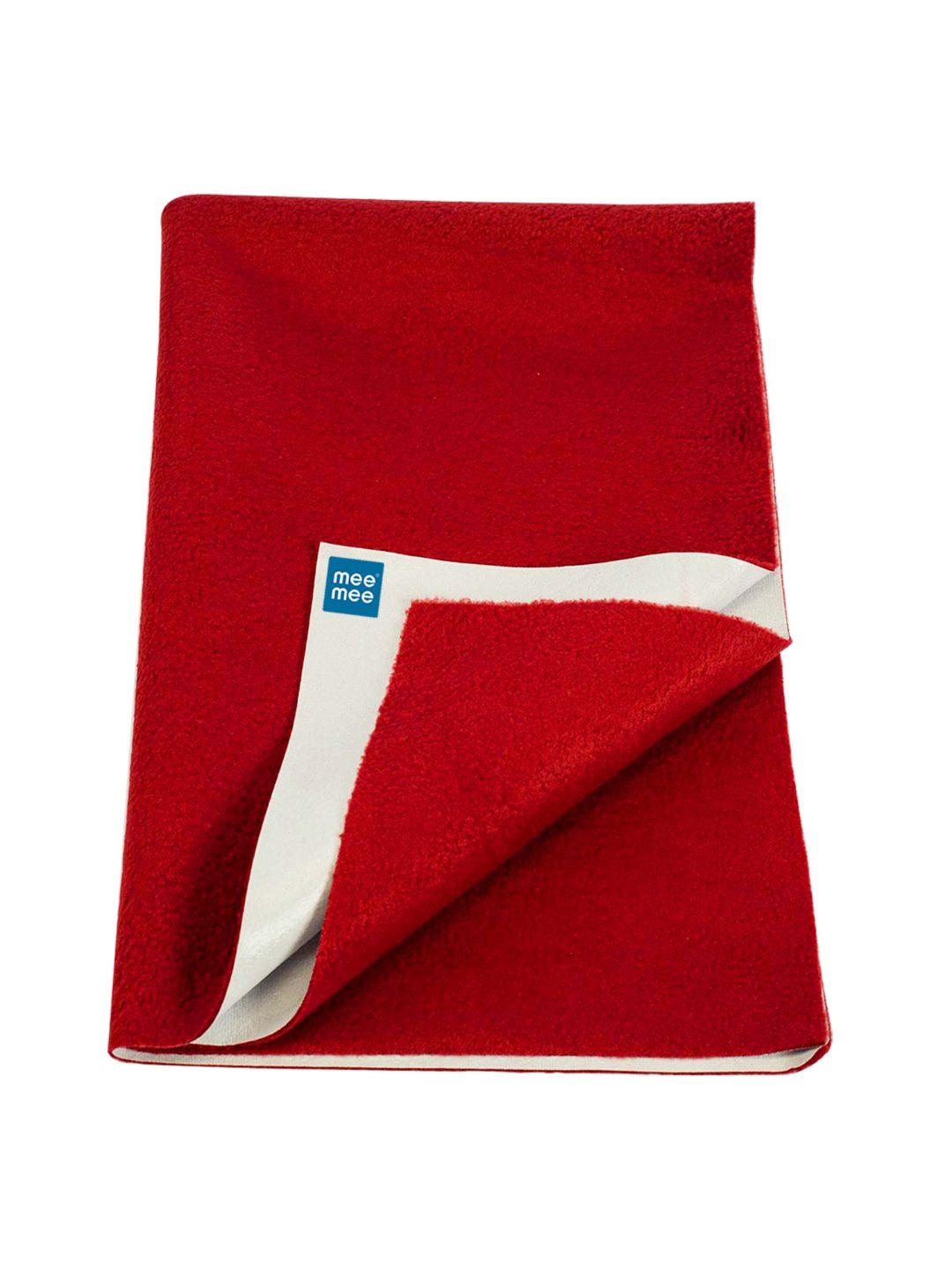 

Mee Mee Kids Maroon Solid Large Mattress Protector