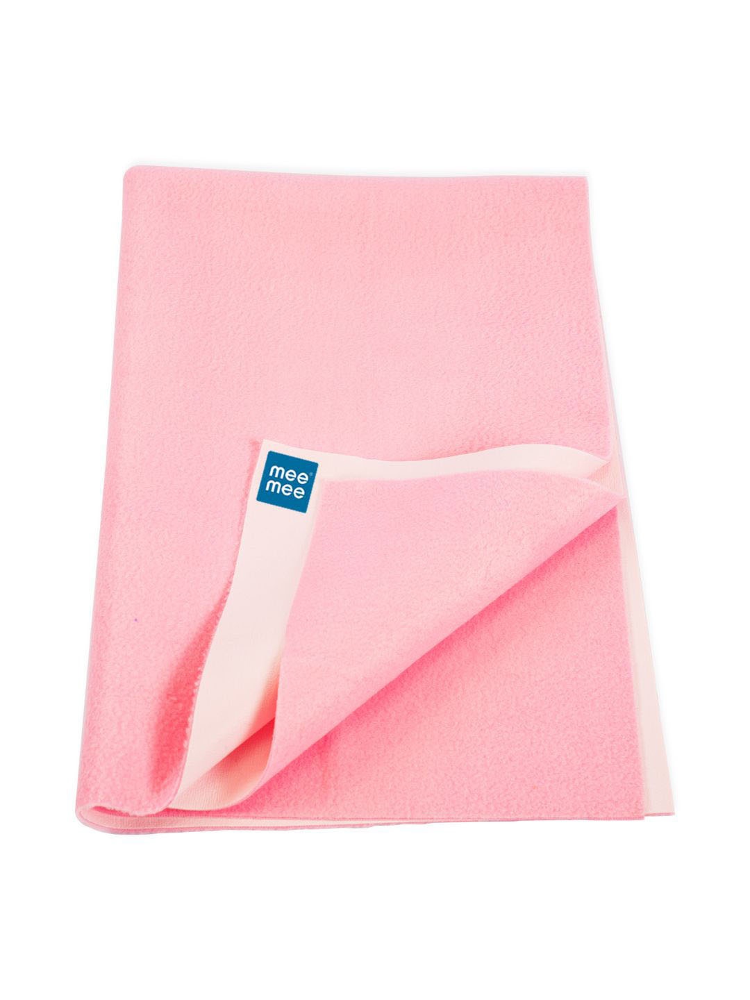 

Mee Mee Kids Pink Solid Large Mattress Protector