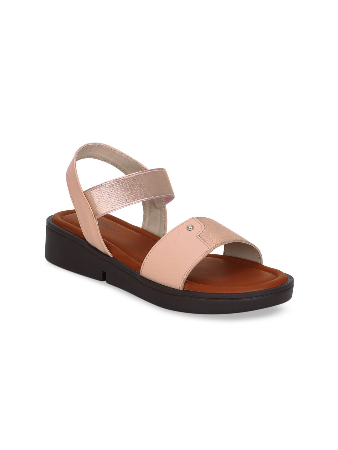 

Get Glamr Women Pink Solid Sandals