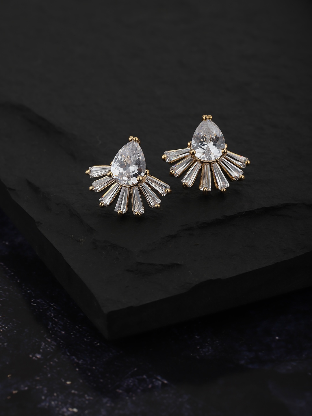 

Carlton London Gold-Plated CZ Studs
