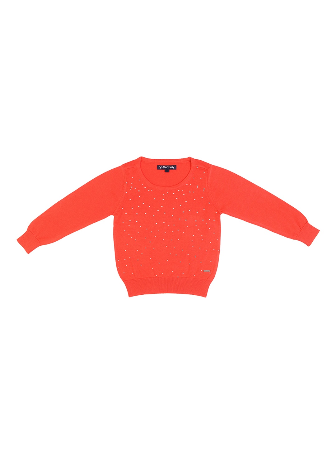 

Allen Solly Junior Girls Red Solid Sweater