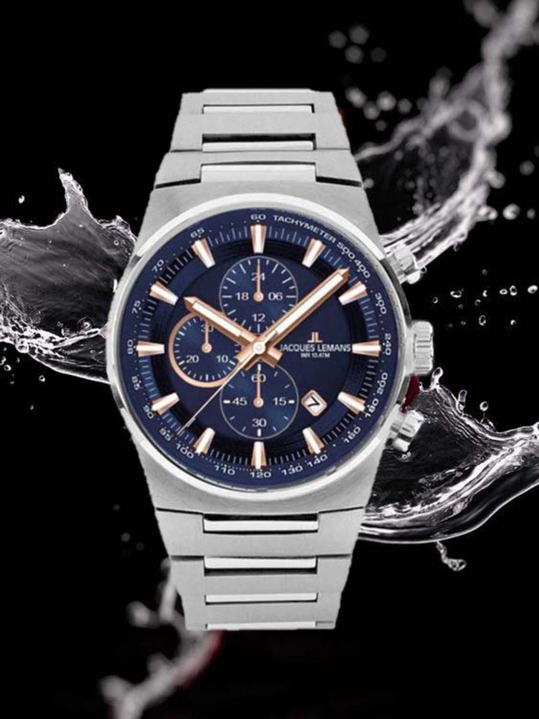 

Jacques Lemans Men Blue Analogue Watch 1-1734B