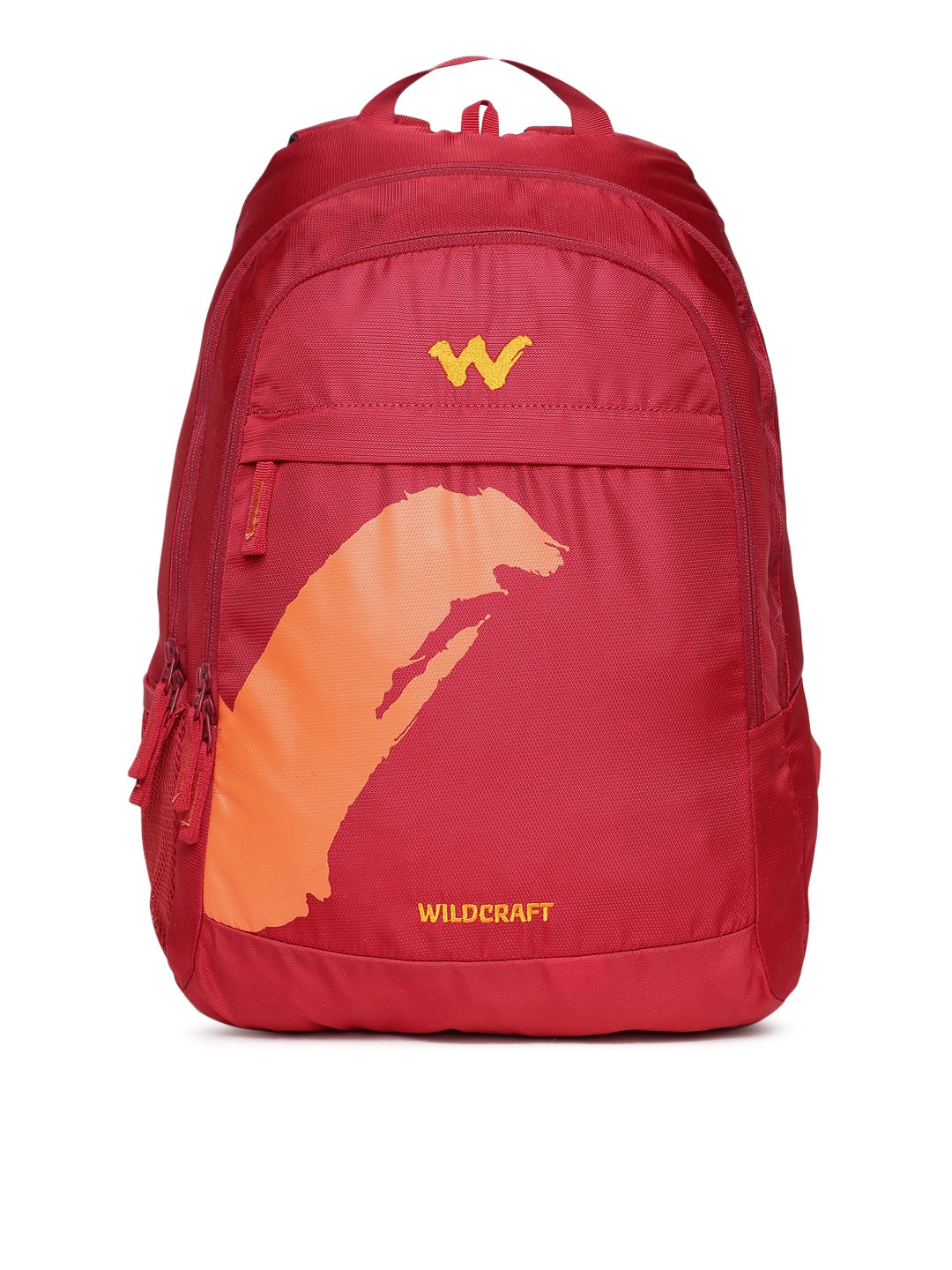 

Wildcraft Unisex Red Brand Logo Backpack