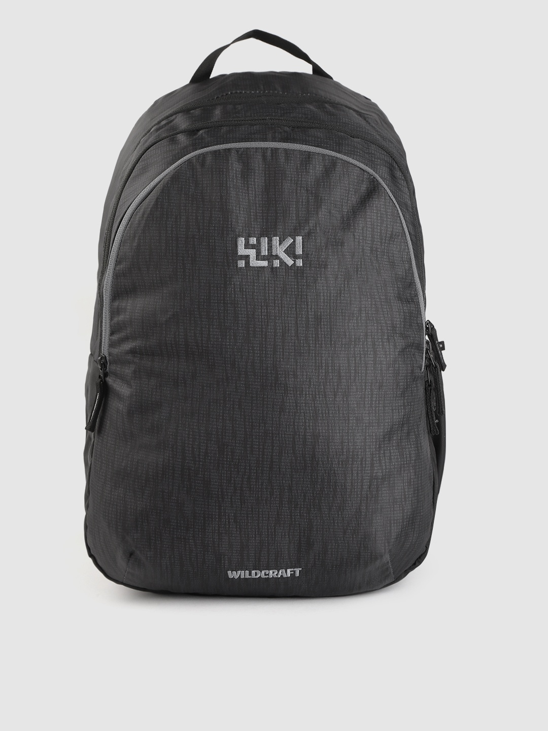 

Wildcraft Unisex Black & Charcoal Grey Abstract Print Backpack