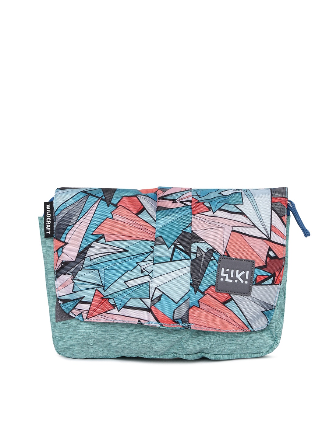 

Wildcraft Unisex Green Printed Messenger Bag