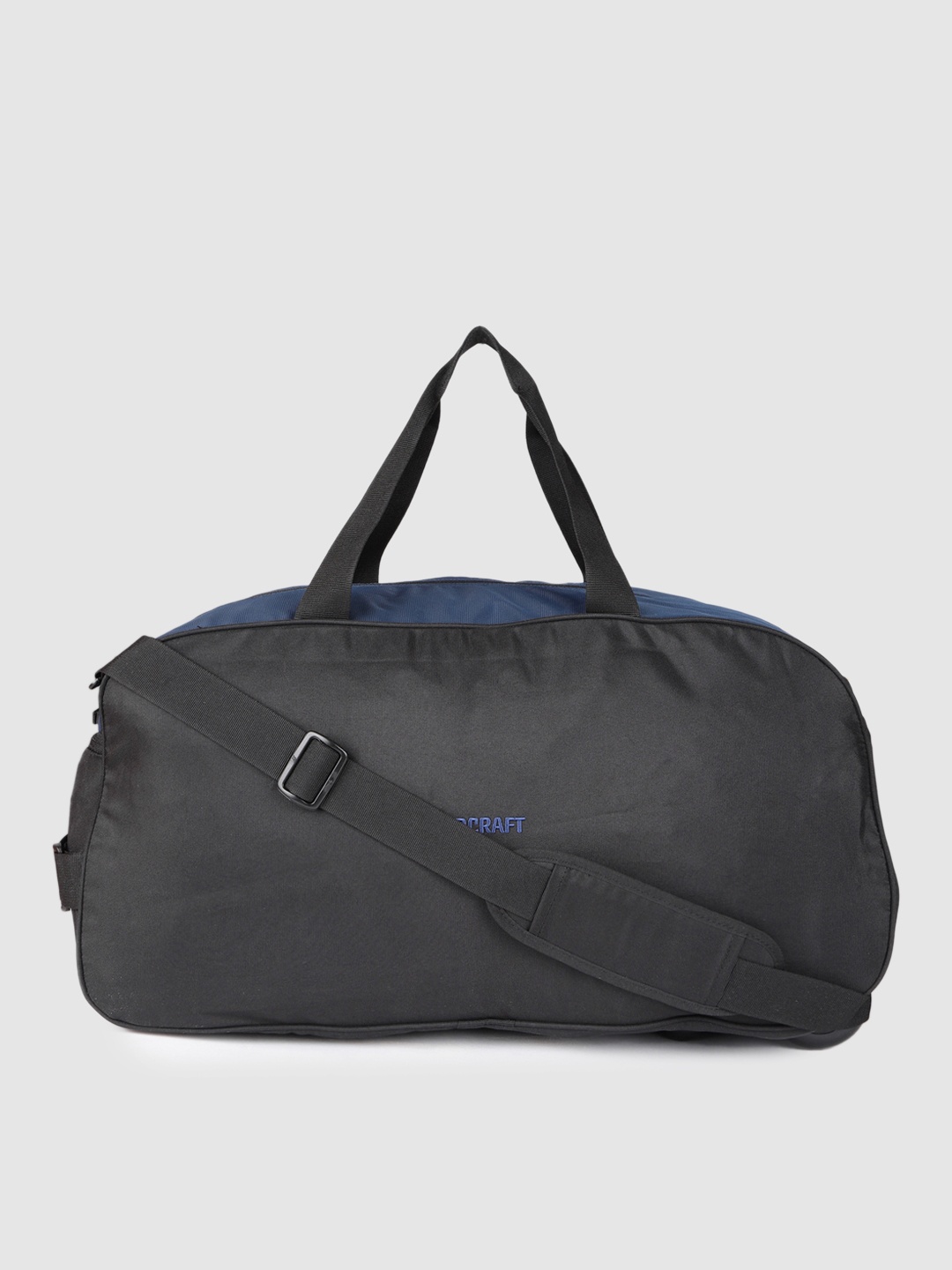 

Wildcraft Unisex Black and Navy Blue DUFF 4 Trolley Duffle Bag
