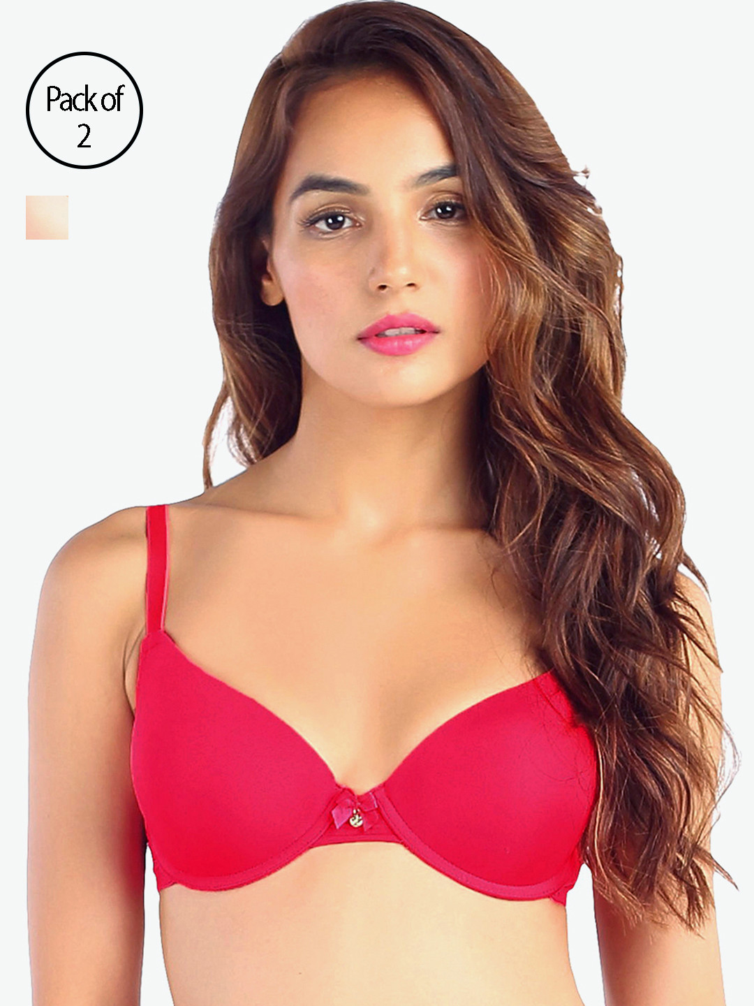 

Candyskin Women Pack of Two Bras 7176170-1-7179923-1, Nude