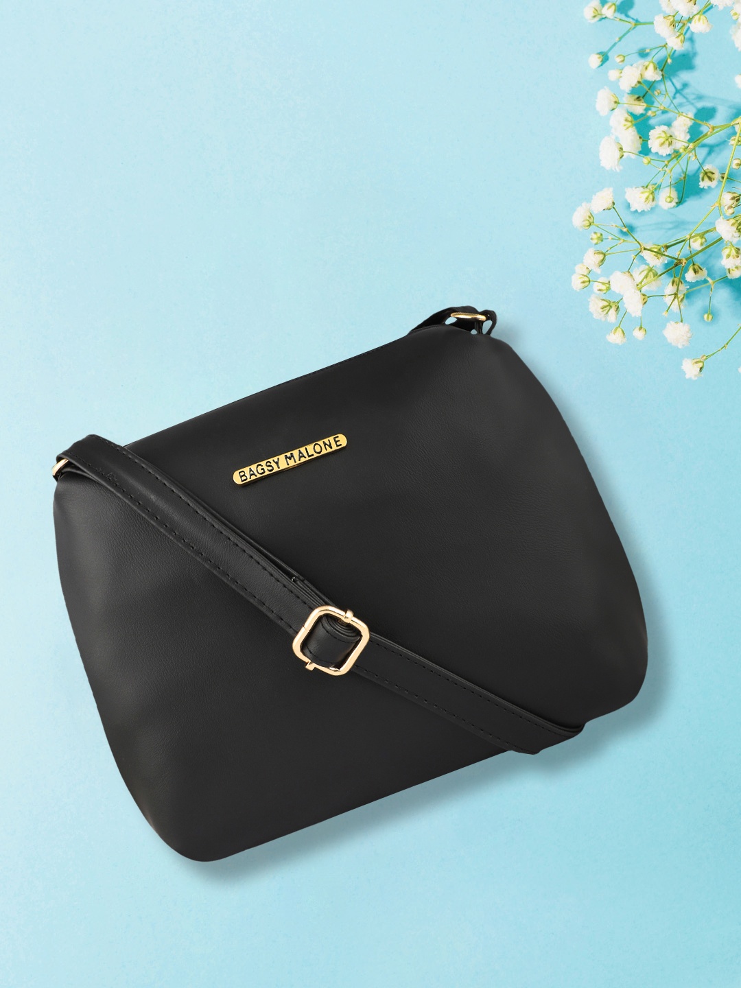 

Bagsy Malone Black Solid Sling Bag