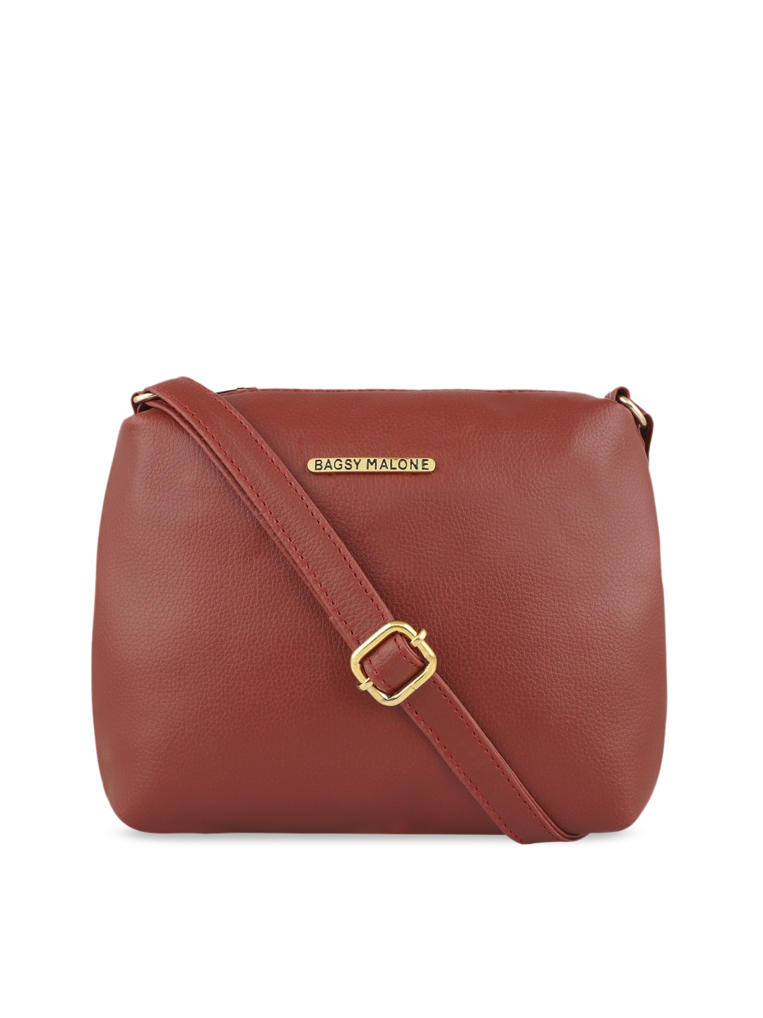 

Bagsy Malone Rust Red Solid Sling Bag