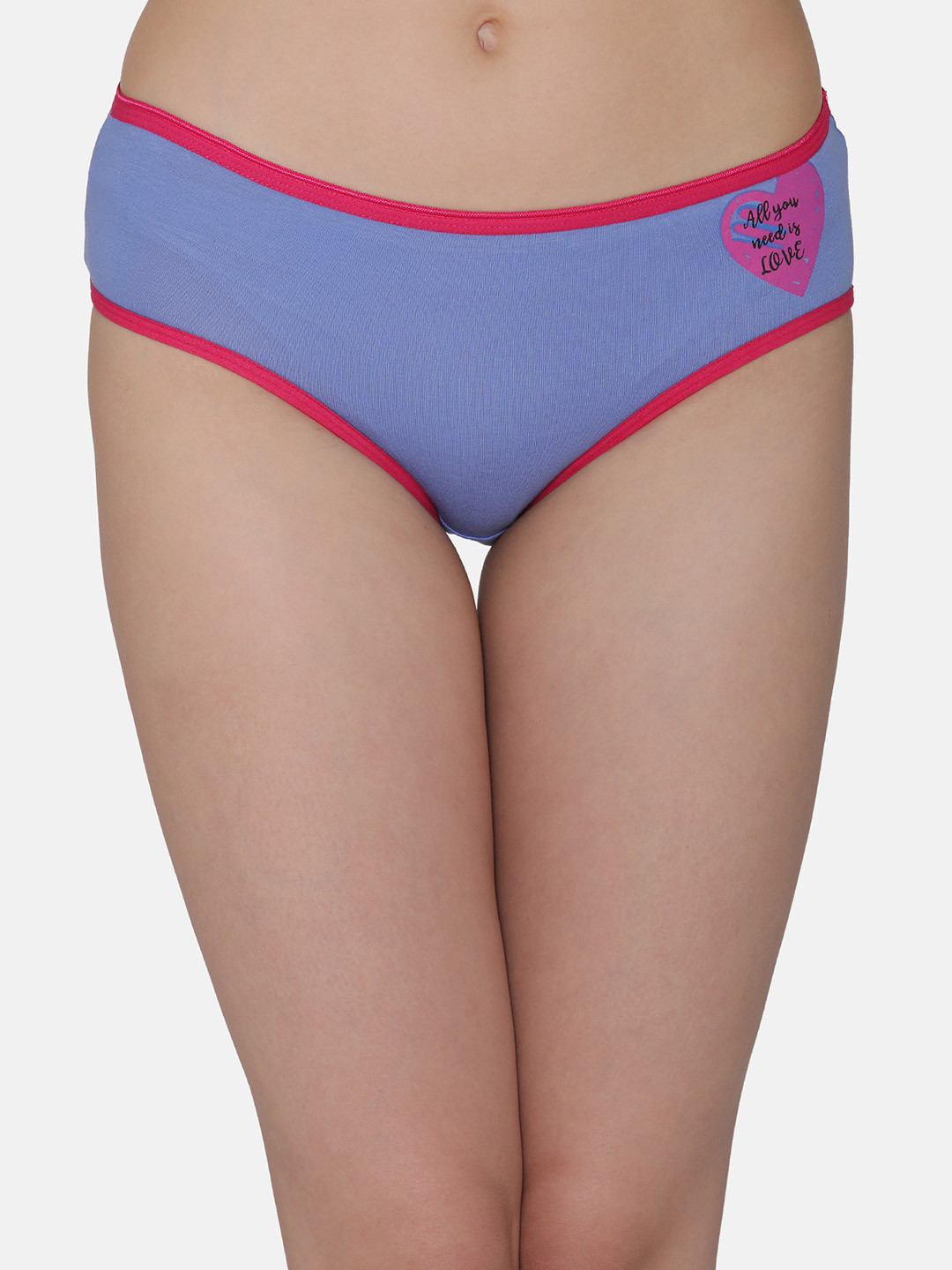 

Clovia Women Blue Printed Hipster Briefs PN3113P12XL
