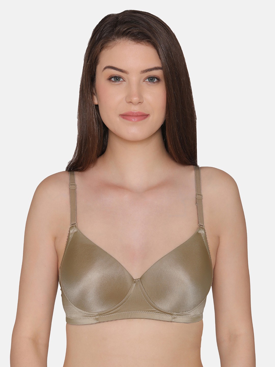 

Clovia Padded Non-Wired T-Shirt Bra, Beige