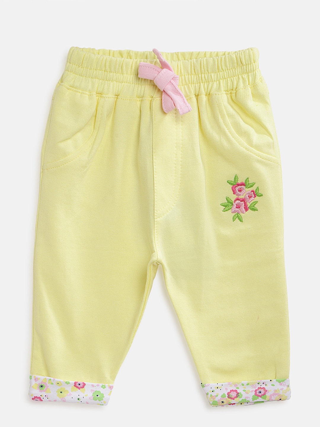 

Moms Love Girls Yellow Solid Lounge Pants MLS20397XXGPYJ