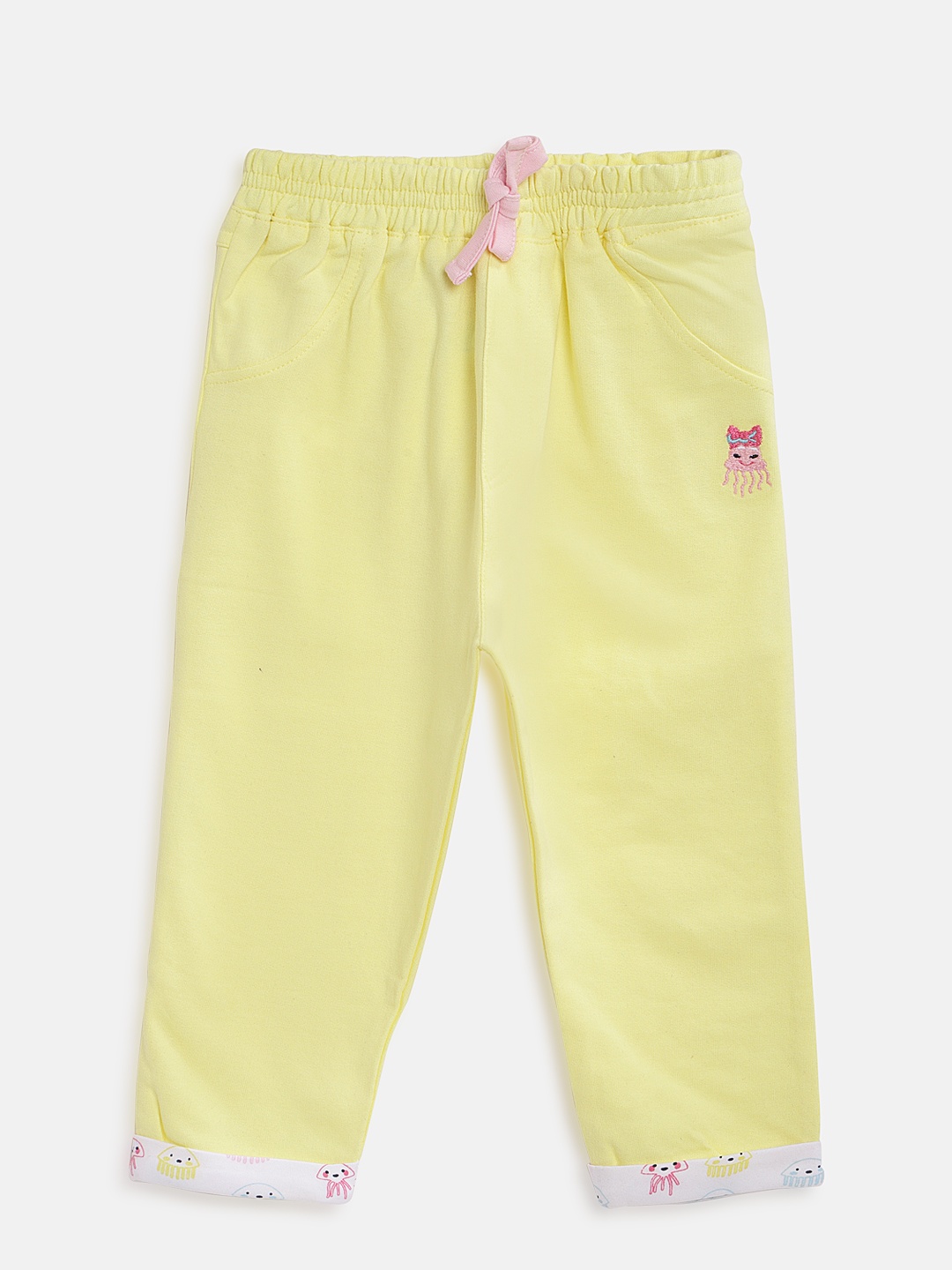 

Moms Love Girls Yellow Solid Lounge Pants MLS20395XXGPYJ