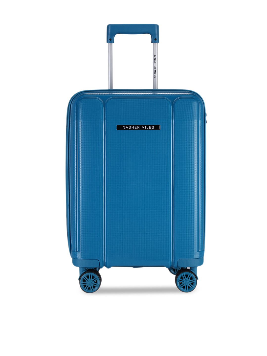 

Nasher Miles Blue Textured Tokyo Hard-Sided Cabin Trolley Bag