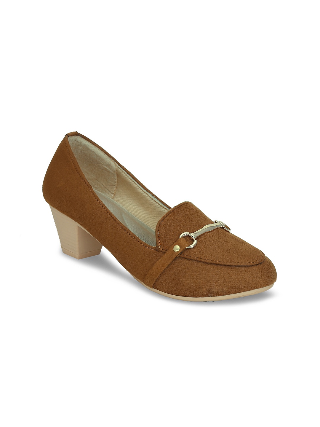 

Get Glamr Women Brown Solid Pumps