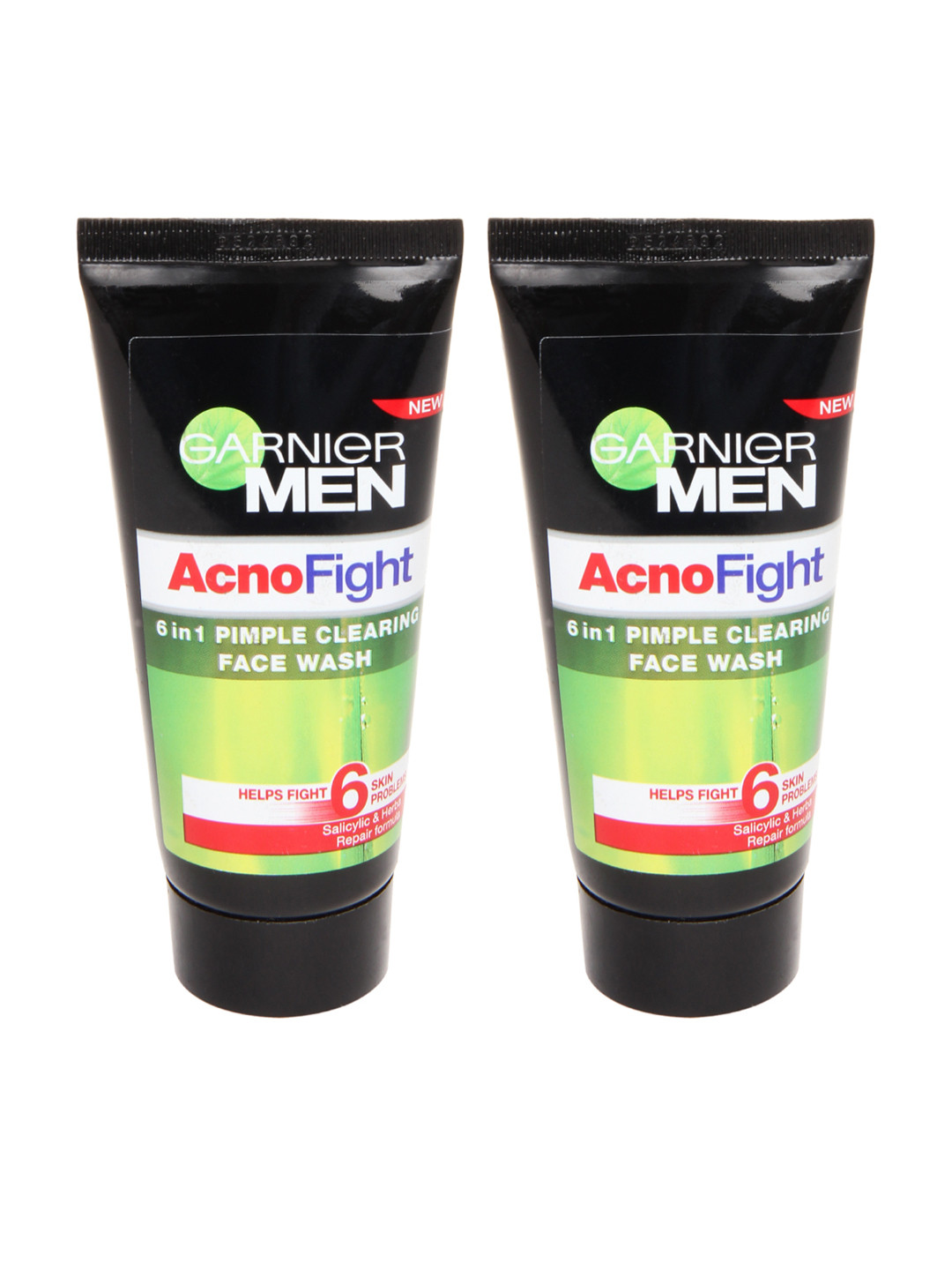 

Garnier Men Set of 2 AcnoFight Face Washes, Black