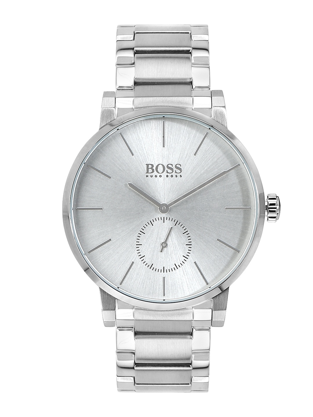 

Hugo Boss Men Silver-Toned Analogue Watch