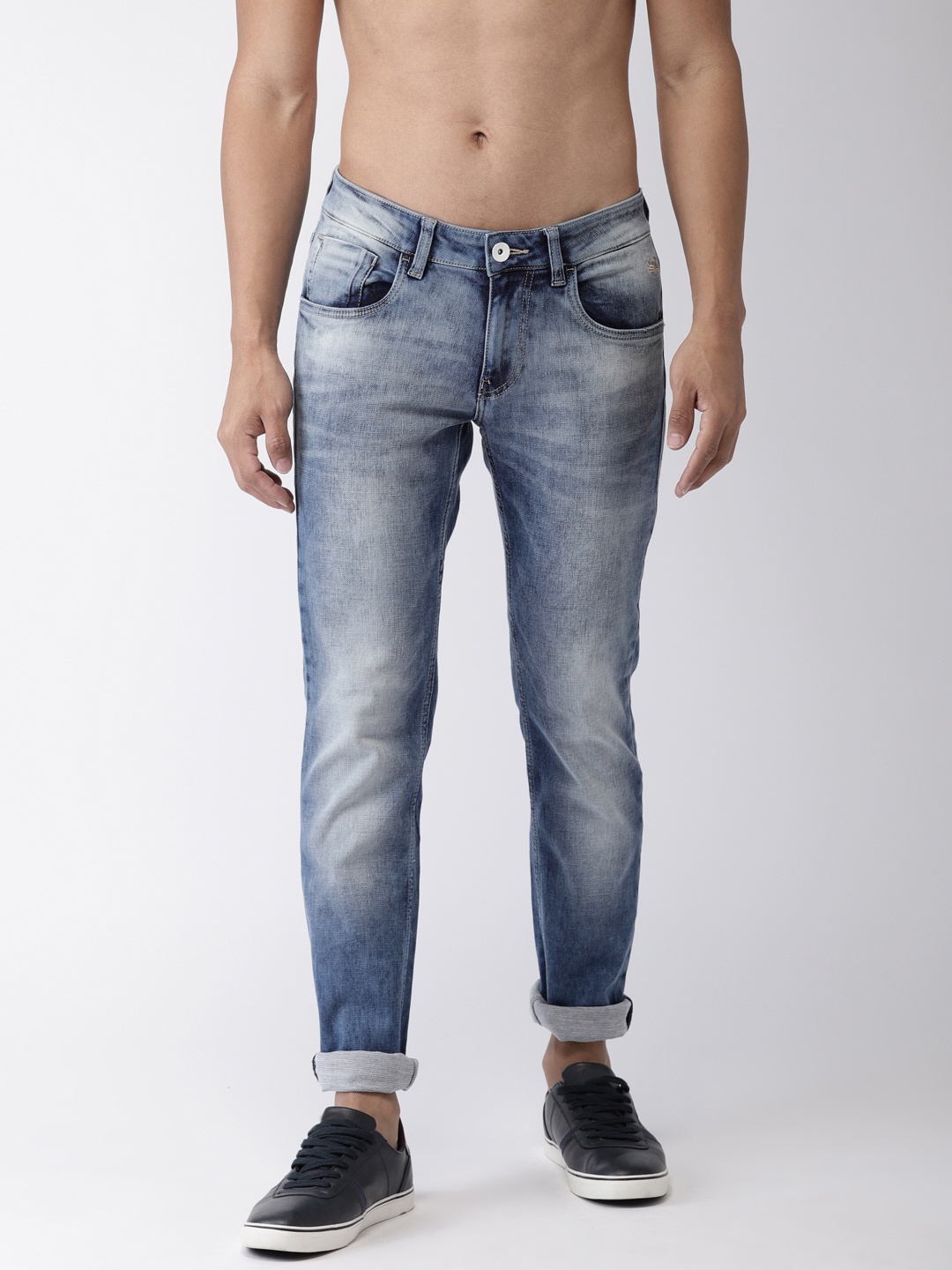 

Flying Machine Men Blue Jackson Skinny Fit Low-Rise Clean Look Stretchable Jeans