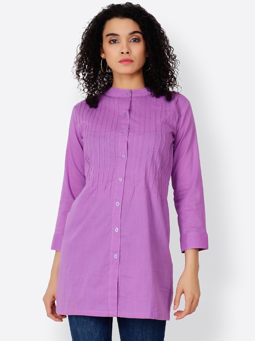 

Cation Lavender Solid Tunic
