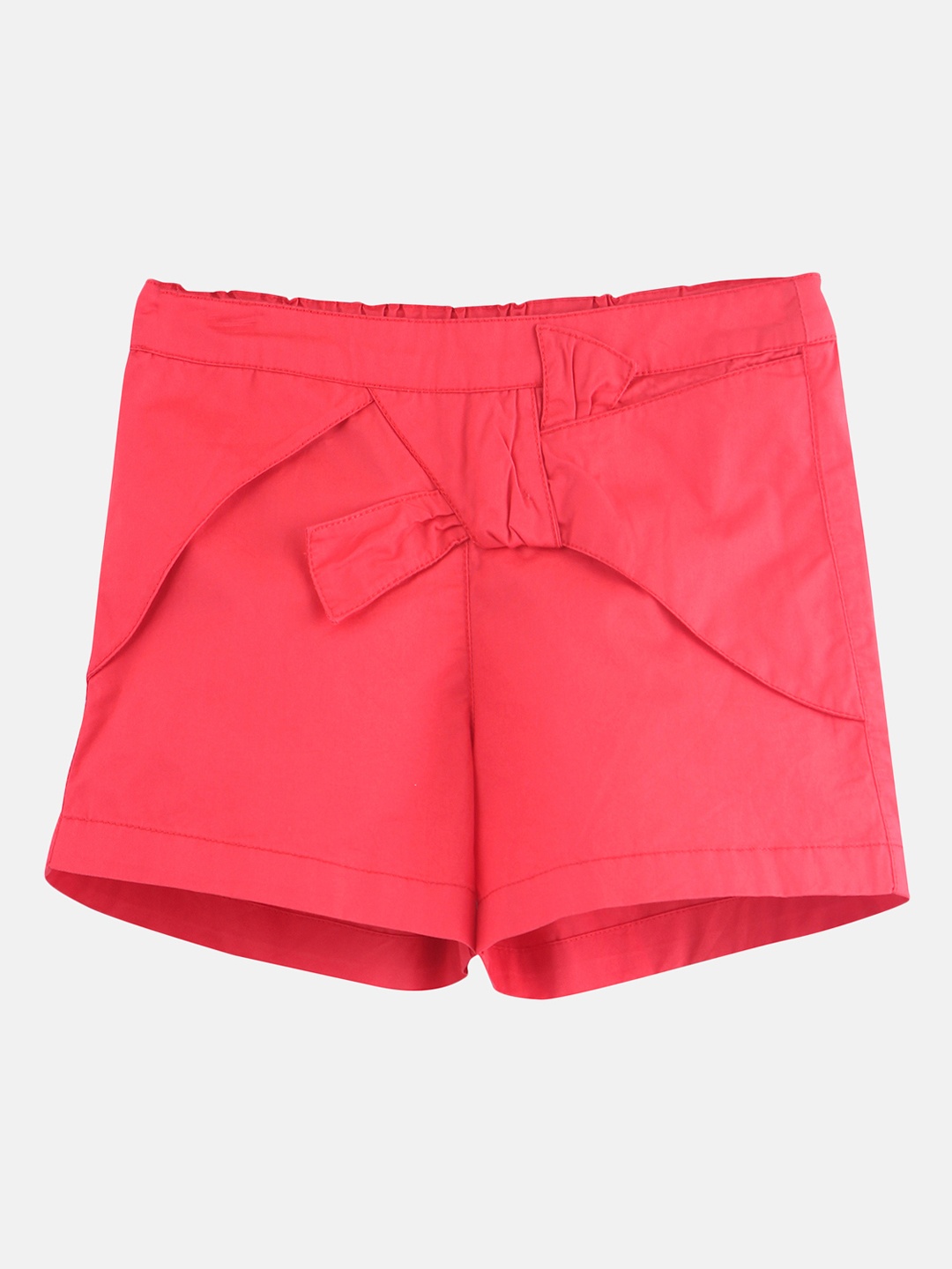 

Beebay Boys Red Solid Regular Fit Regular Shorts