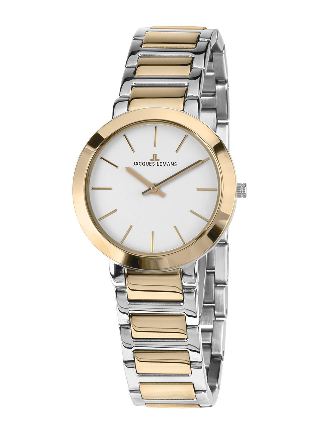 

Jacques Lemans Women White Analogue Watch 1-1842D