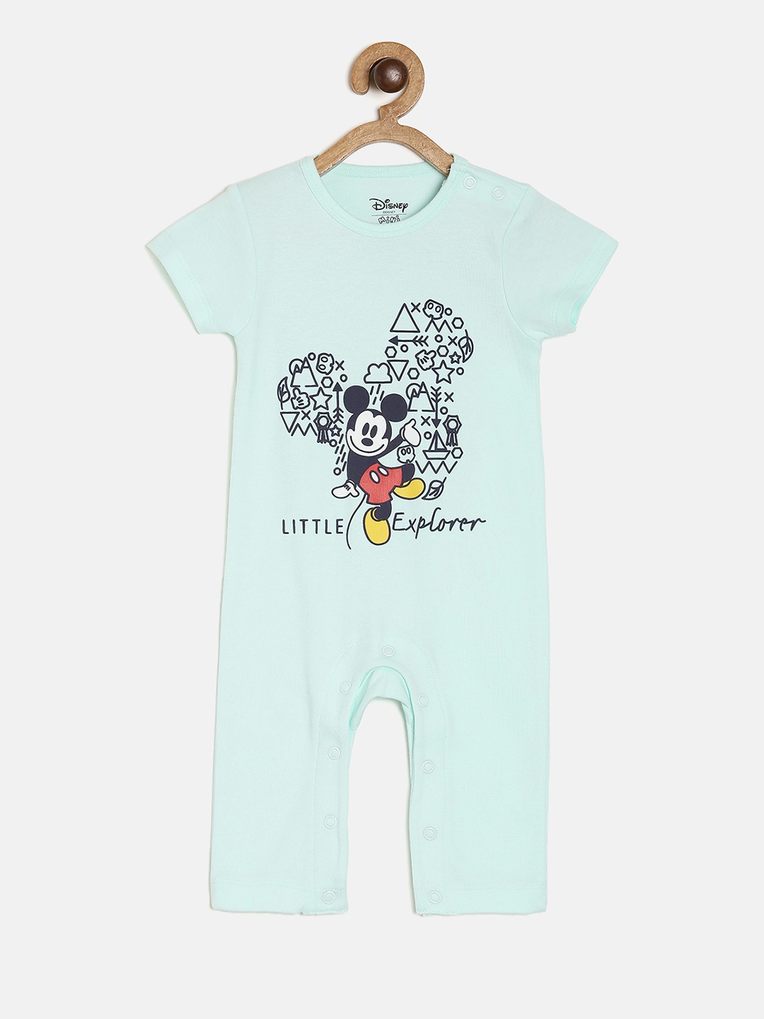 

MINI KLUB Kids Blue Disney Printed Rompers