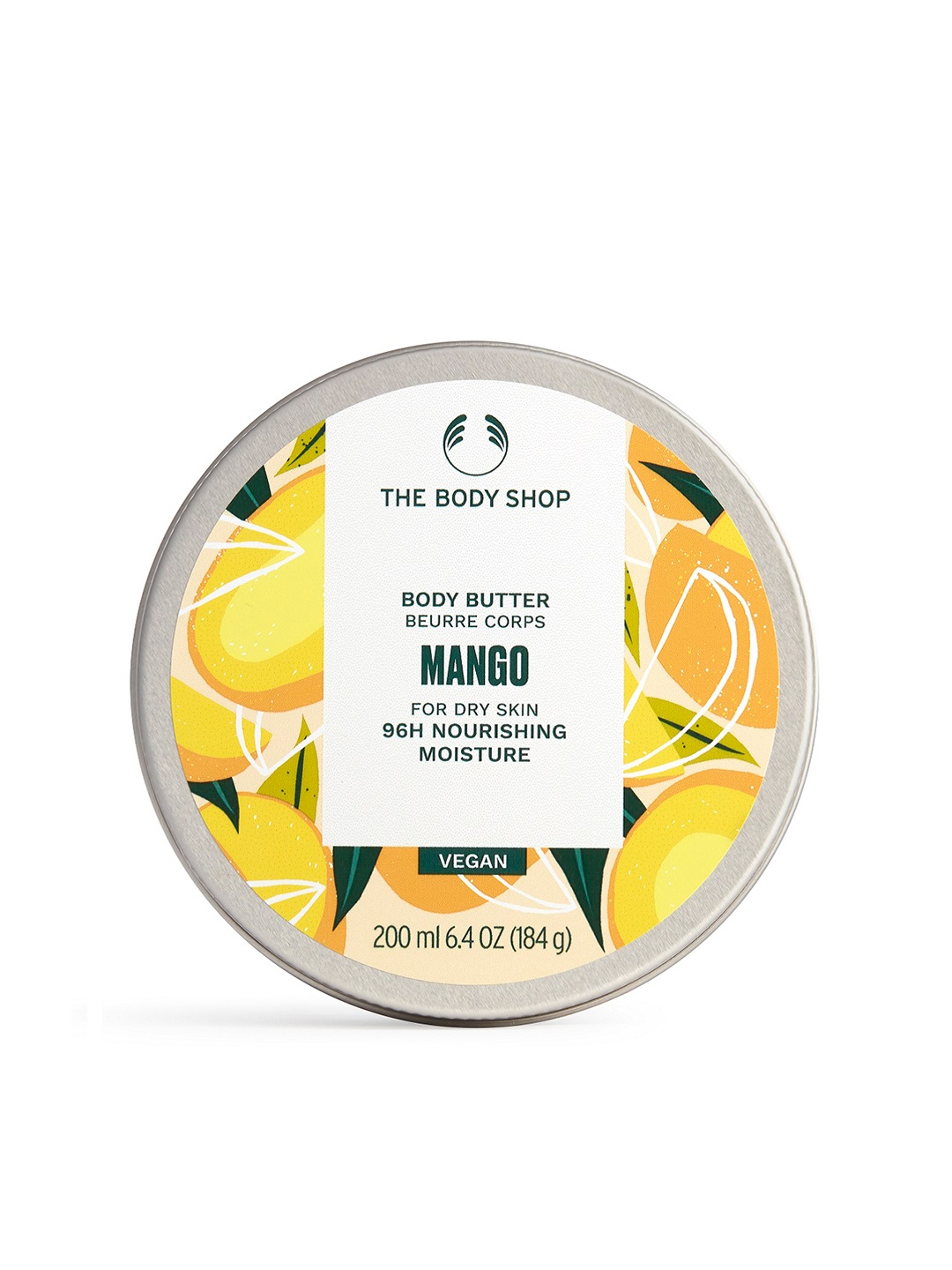 THE BODY SHOP Mango Softening Body Butter 200ml, Orange
