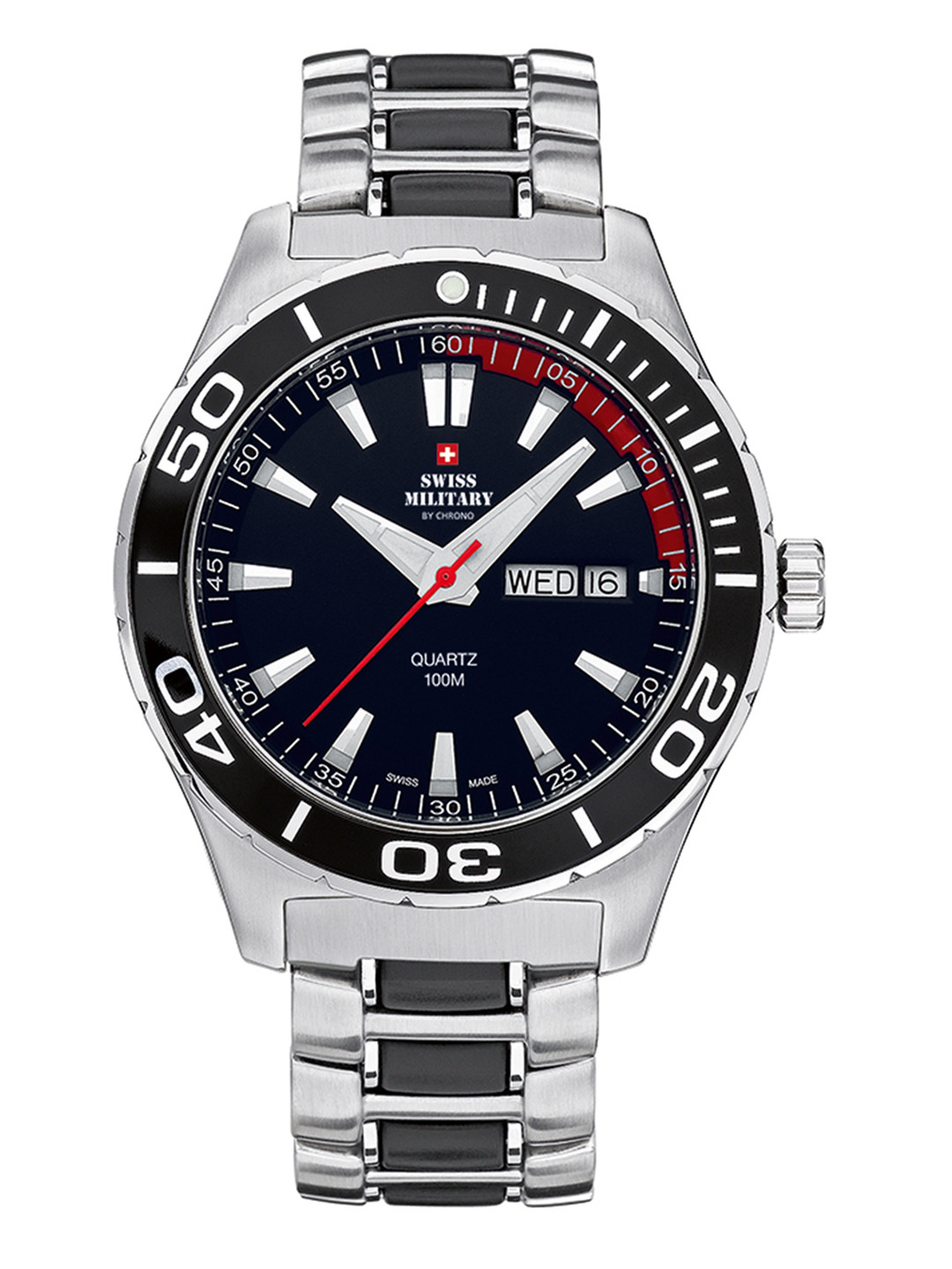 

Swiss Military by Chrono Men Navy Blue Analogue Watch SM34017.01