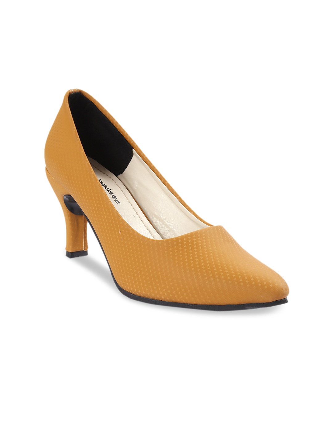 

meriggiare Women Tan Solid Pumps
