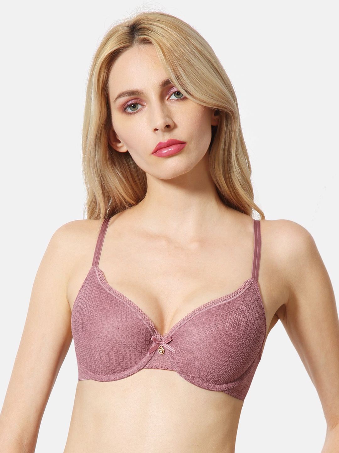 

Van Heusen Women Wistful Ultra Light Cups Padded Bra, Mauve