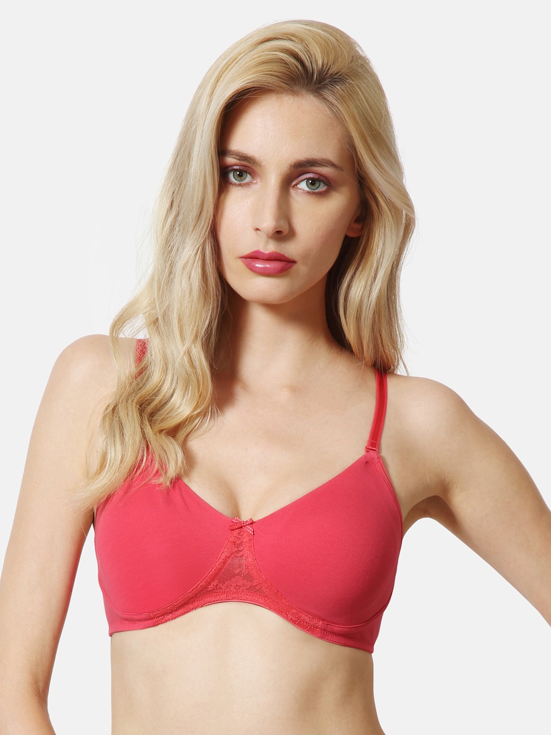 

Van Heusen Women Anti Bacterial Non Padded Shaper Bra, Coral