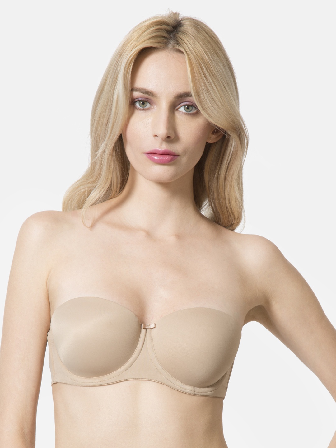 

Van Heusen Beige Solid Underwired Lightly Padded 6-Way Strapless Bandeau Bra ILIBR1GASWW3733001