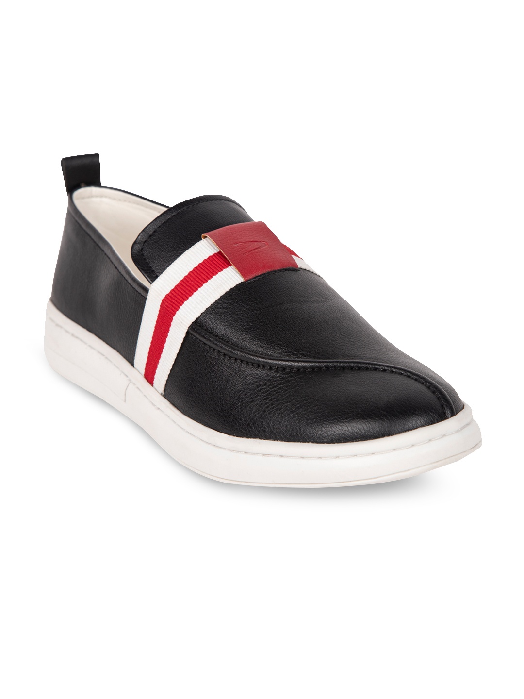 

Duke Men Black Slip-On Sneakers
