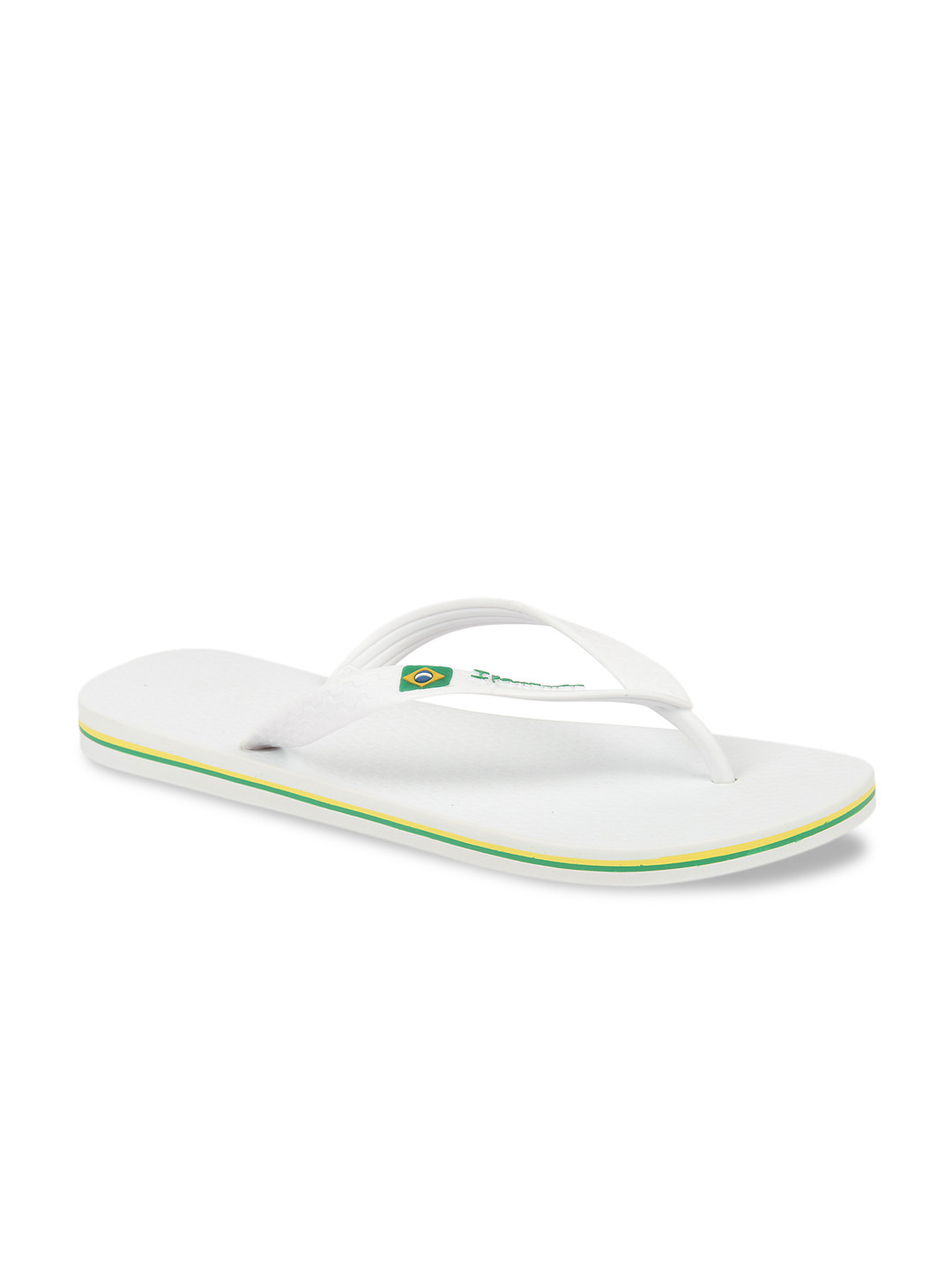 

iPanema Men White Solid Thong Flip-Flops