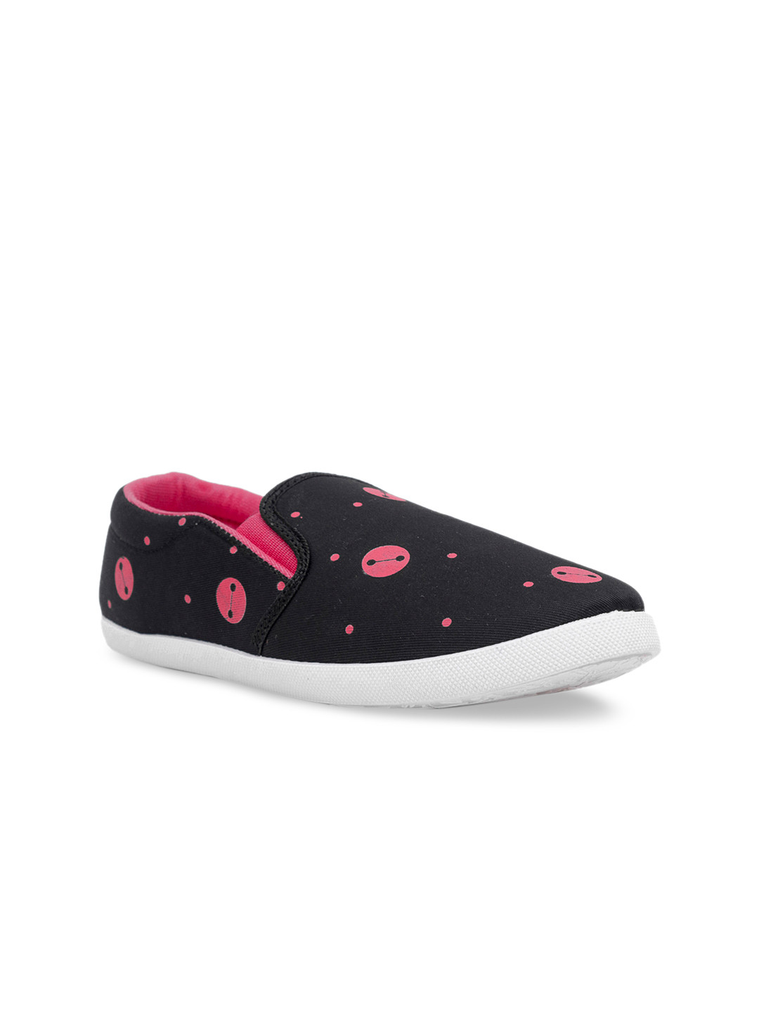 

ASIAN Women Black Slip-On Sneakers