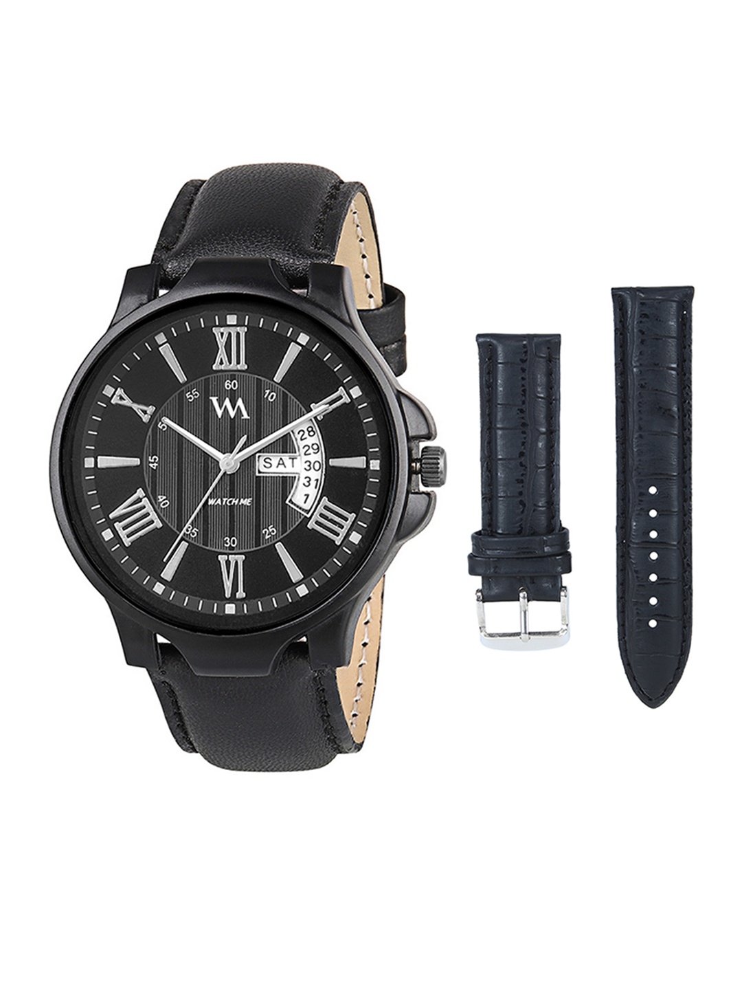 

WM Men Black Analogue Watch ddwm-036-wms-012