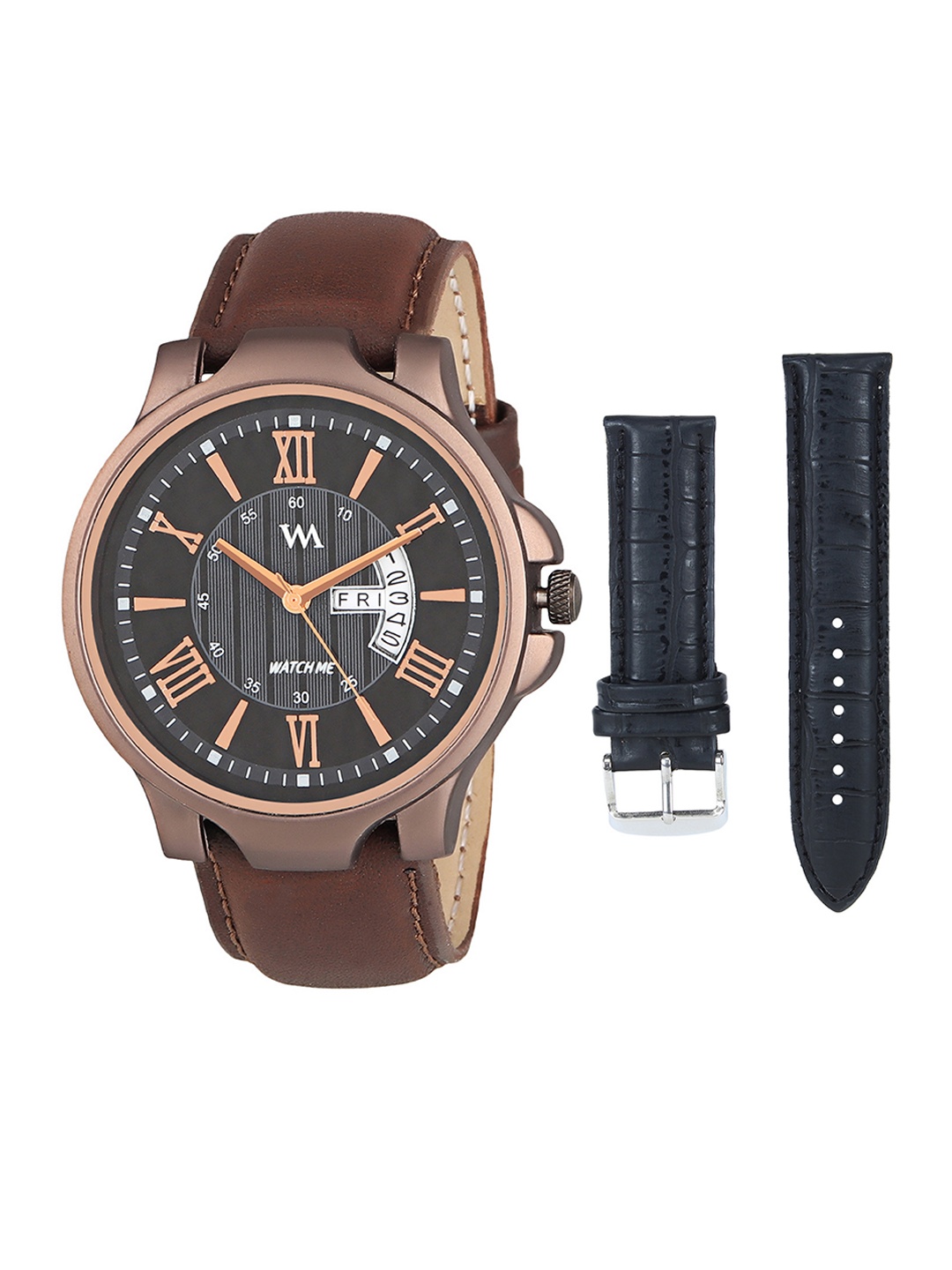 

WM Men Black Analogue Watch DDWM-023-WMS-012