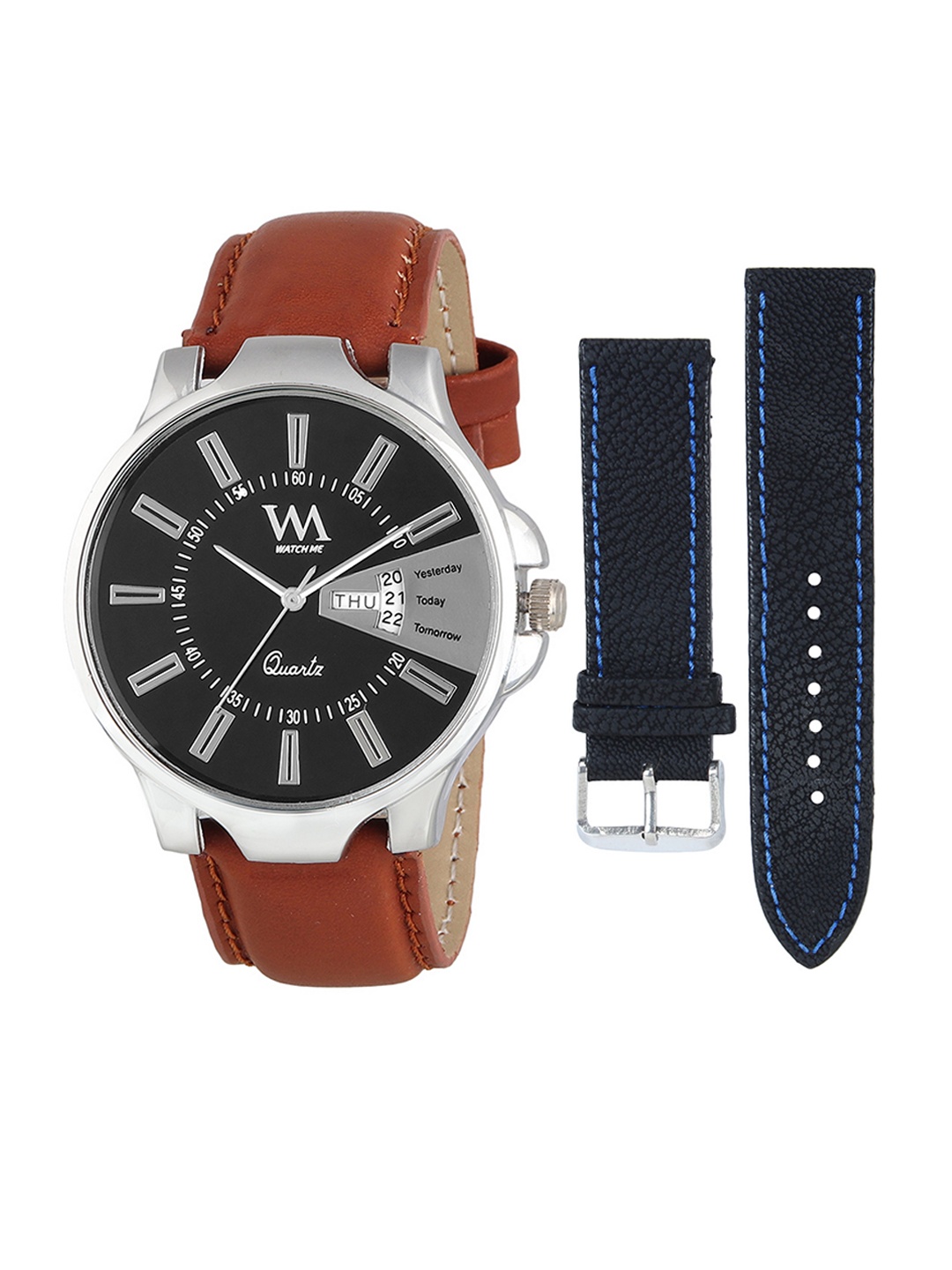 

WM Men Black Analogue Watch DDWM-007-WMS-010