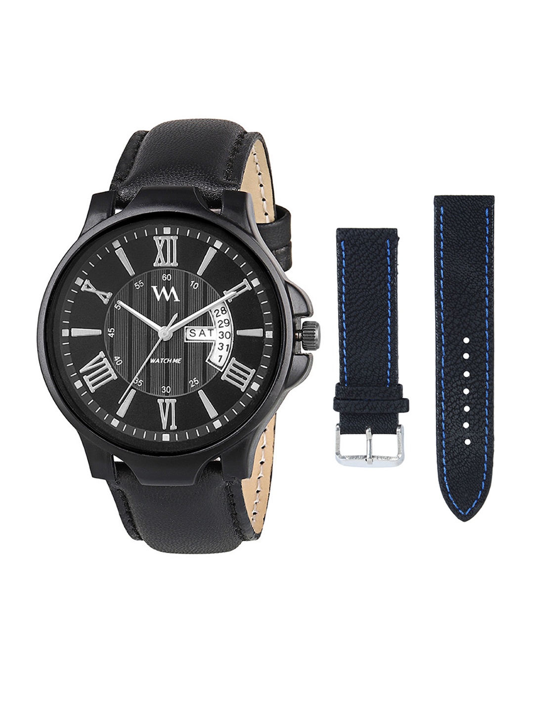 

WM Men Black Analogue Watch ddwm-036-wms-010